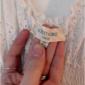 White maxi dress, size M